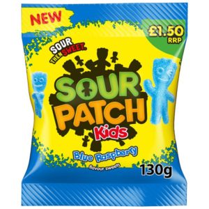 Sour Patch Kids Blue Raspberry Sweets Bag 130g