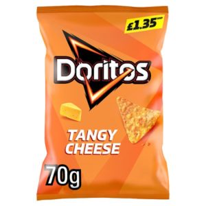 Doritos Tangy Cheese Tortilla Chips Crisps 70g
