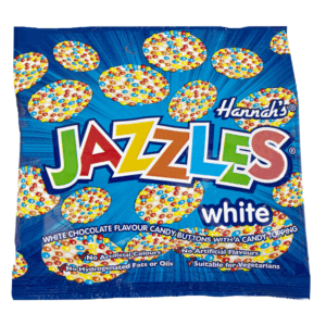 Hannah's White Jazzles Bag 140g