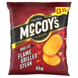 McCoy's Flame Grilled Steak Sharing Crisps 65g
