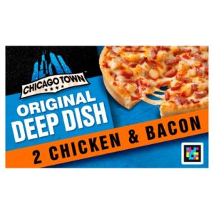 Chicago Town Deep Dish Chicken & Bacon Pizzas 2 x 156g (312g)