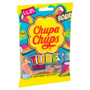 Chupa Chups Fruity Flavour Mini Tubes 120g