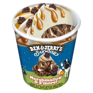 Ben & Jerry's Marshmallow & S'more Sundae 465ml