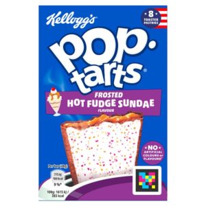Kellogg's Pop-Tarts Frosted Hot Fudge Sundae Flavour Pastry Snack Slices 8x48g