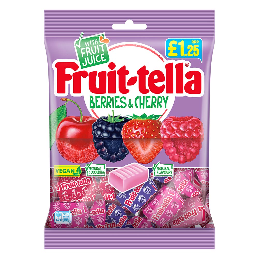 Fruitella Berries & Cherry Bag 135g