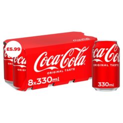 Coca-Cola Original Taste 330ml (8 pack)