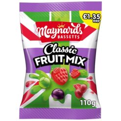 Maynards Bassetts Classic Fruit Mix Sharing Bag 110 g