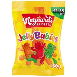 Maynards Bassetts Jelly Babies Sweets Bag 130g