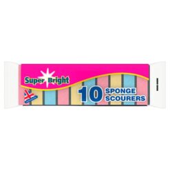 Super Bright 10 Sponge Scourers