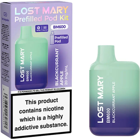 Lost Mary BM600 Prefilled Pod Kit – Blackcurrant Apple