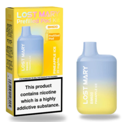 Lost Mary BM600 Prefilled Pod Kit – Pineapple Ice
