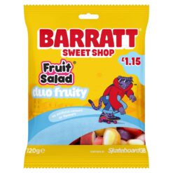 Barratt Sweet Shop Fruit Salad Duo Fruity 120g