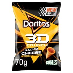 Doritos 3D Crunch Nacho Cheese Crisps 70g